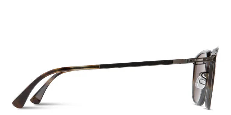 Shop MYKITA Pavi Square Sunglasses in Brown online.