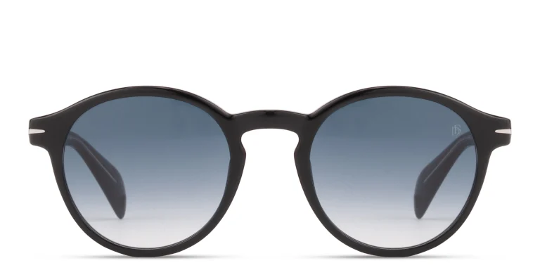 Shop DAVID BECKHAM Talisman Panthos Sunglasses in Black online.