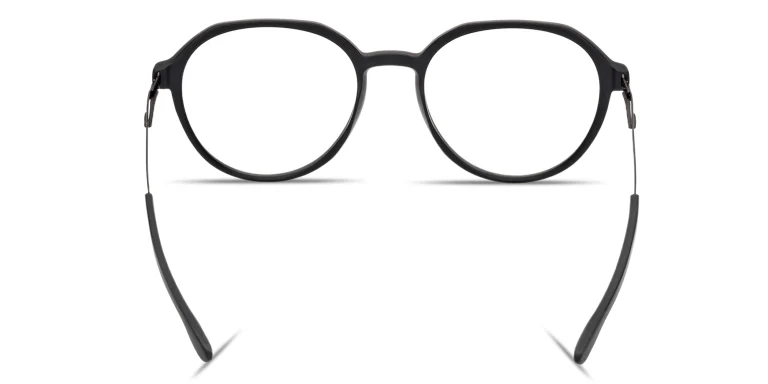 Shop ic! berlin Elis Unisex Panthos Eyeglasses in Black online.