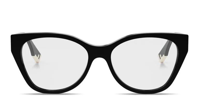 Shop FENDI Fendi Way Cat-Eye Eyeglasses in Black online.