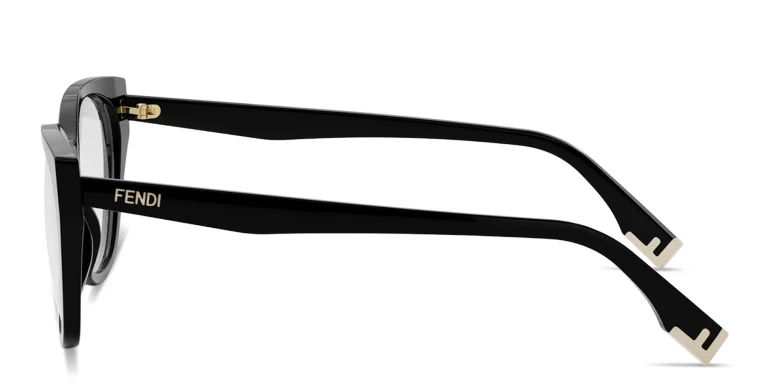 Shop FENDI Fendi Way Cat-Eye Eyeglasses in Black online.