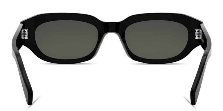 Shop CELINE CELINE 3 Dots Geometric Sunglasses in Black online.