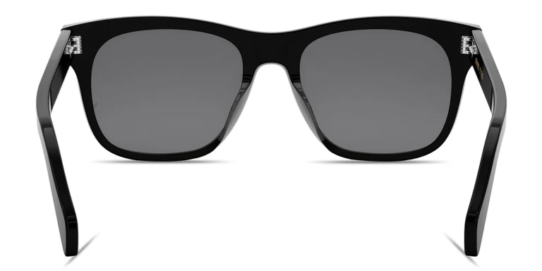 Shop CELINE CELINE Thin Square Sunglasses in Black online.