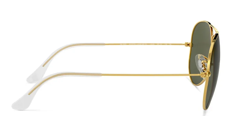 Shop Ray-Ban Pilot Classic Sunglasses in Gold online.