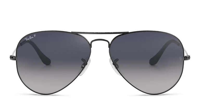 Shop Ray-Ban Unisex Pilot Sunglasses in Gunmetal online.