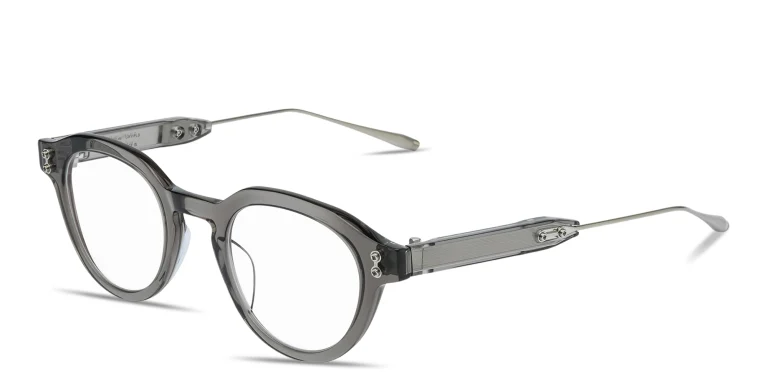 Shop AKONI Wise Three Unisex Panthos Eyeglasses in Grey online.