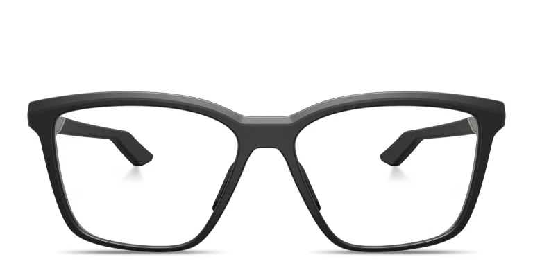 Shop Oakley Enigma Mass Unisex Square Eyeglasses in Black online.