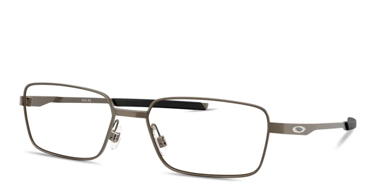 Shop Oakley Foil RQ Rectangle Eyeglasses in Grey online.