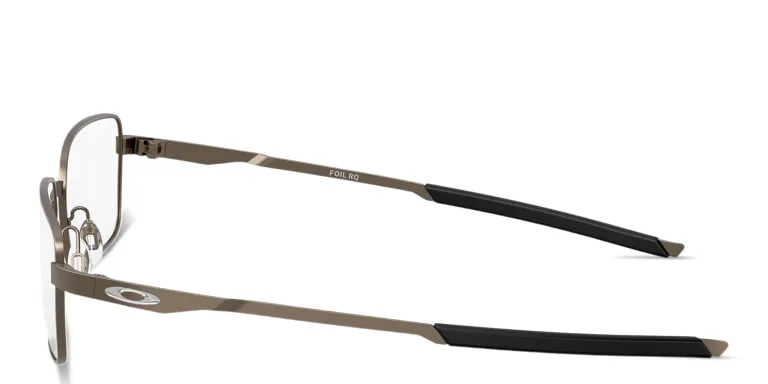 Shop Oakley Foil RQ Rectangle Eyeglasses in Grey online.