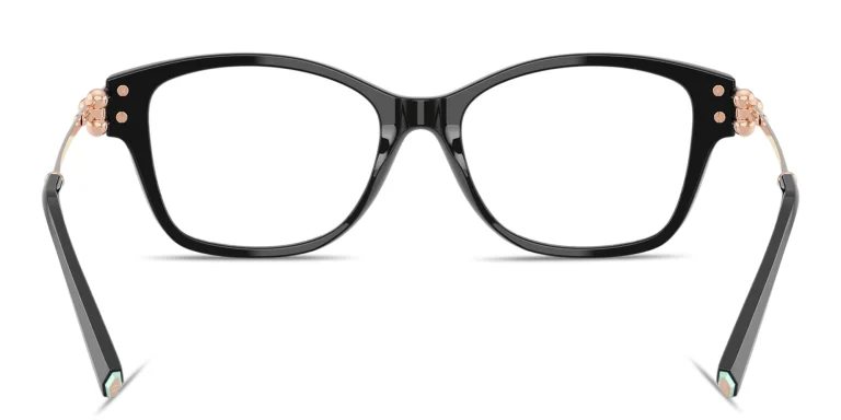 Shop TIFFANY Tiffany HardWear Cat-Eye Eyeglasses in Black online.