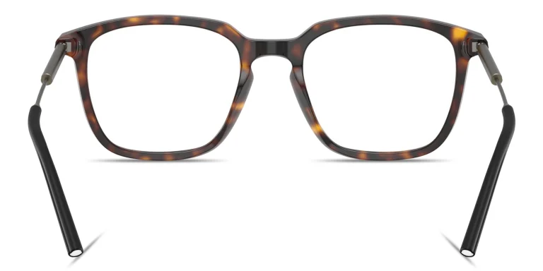 Shop Moncler Logo Signature Unisex Panthos Eyeglasses in Havana online.