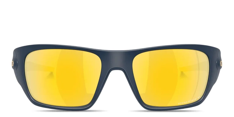 Shop Oakley Masseter Rectangle Sunglasses in Blue online.