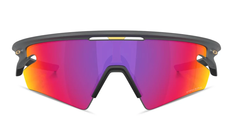 Shop Oakley Sphaera™ Slash Unisex Half-Rim Rectangle Sunglasses in Black online.