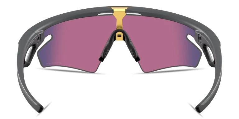 Shop Oakley Sphaera™ Slash Unisex Half-Rim Rectangle Sunglasses in Black online.
