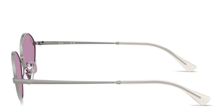 Shop Ray-Ban Kai Unisex Oval Sunglasses in Gunmetal online.