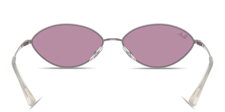 Shop Ray-Ban Kai Unisex Oval Sunglasses in Gunmetal online.