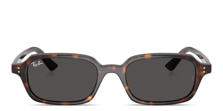 Shop Ray-Ban Zuri Unisex Pillow Sunglasses in Havana online.