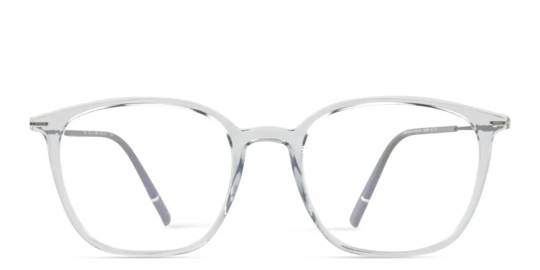 Shop Silhouette Illusion Lite Unisex Square Eyeglasses in Clear online.