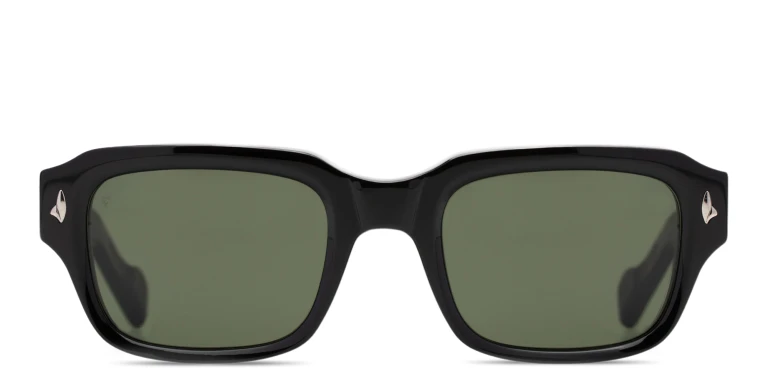 Shop SESTINI Carlo II Limited Edition Unisex Square Sunglasses in Black online.