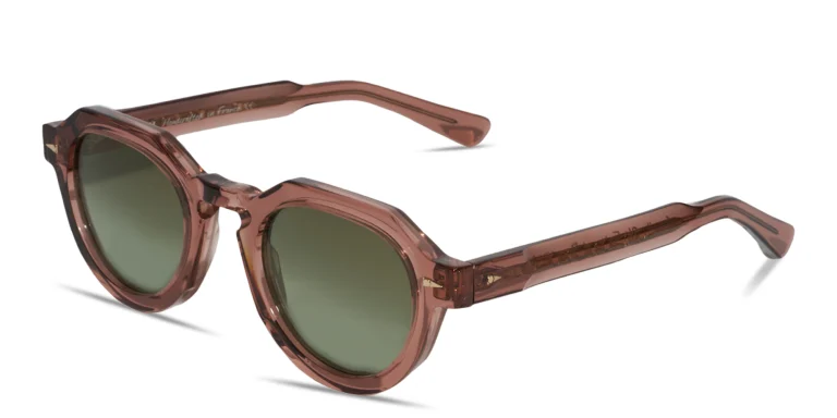 Shop AHLEM Grenelle Unisex Panthos Sunglasses in Red online.