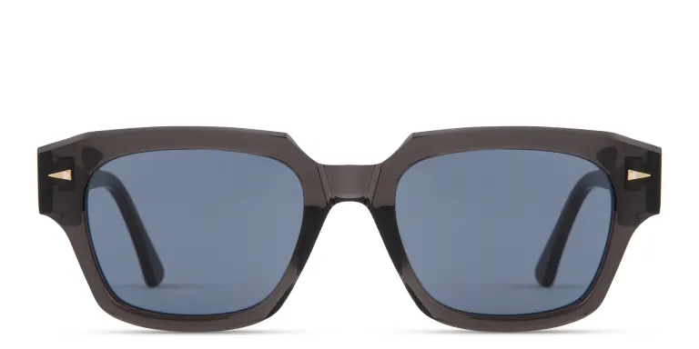 Shop AHLEM Rivoli Rectangle Sunglasses in Dark Light online.