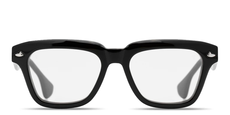 Shop SESTINI Quattro Unisex Square Eyeglasses with Blue Light Filter in Black online.