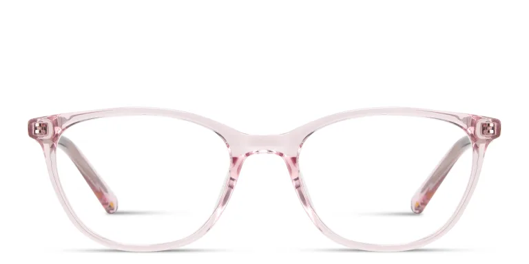 Shop EYE'M Logo Kids Cat-Eye Eyeglasses in Pink online.