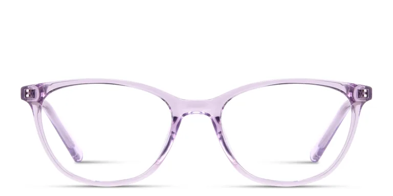 Shop EYE'M Logo Kids Cat-Eye Eyeglasses in Purple online.