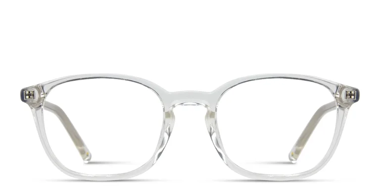 Shop EYE'M Logo Kids Round Eyeglasses in Clear online.