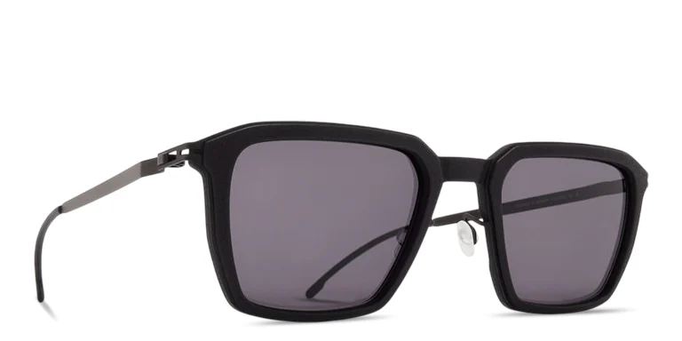 Shop MYKITA Embers Square Sunglasses in Black online.