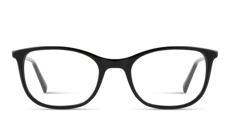 Shop EYE'M Logo Signature Cat-Eye Eyeglasses in Black online.