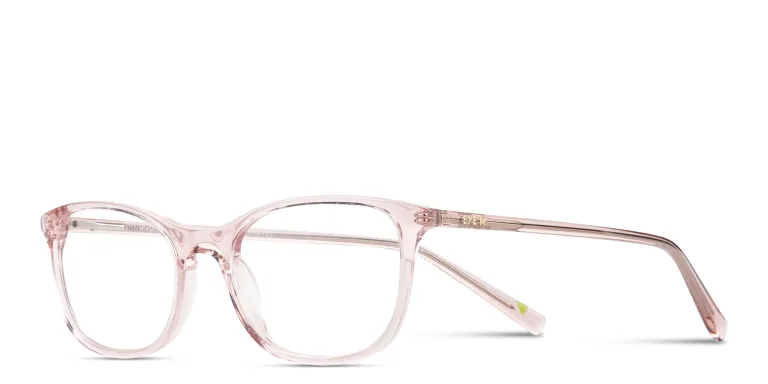 Shop EYE'M Logo Signature Cat-Eye Eyeglasses in Pink online.