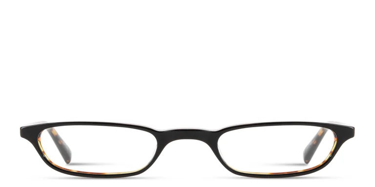 Shop EYE'M Logo Signature Unisex Rectangle Eyeglasses in Havana online.