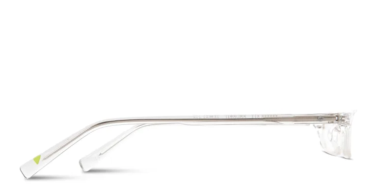 Shop EYE'M Logo Signature Unisex Rectangle Eyeglasses in Clear online.