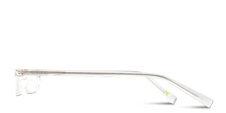 Shop EYE'M Logo Signature Unisex Rectangle Eyeglasses in Clear online.