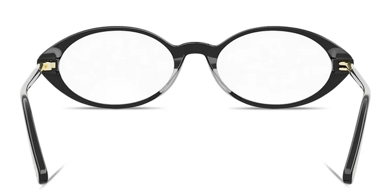 Shop DIOR Mini CD O R8I Oval Eyeglasses in Black online.