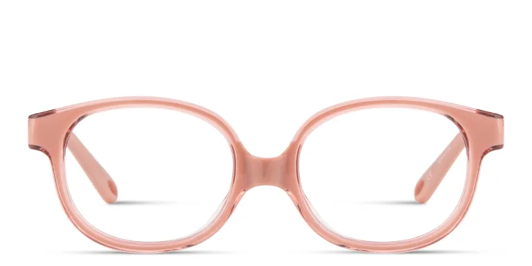 Shop SPIN ON8 Kids Round Eyeglasses in Brown online.