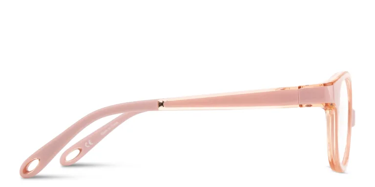 Shop SPIN ON8 Kids Round Eyeglasses in Brown online.