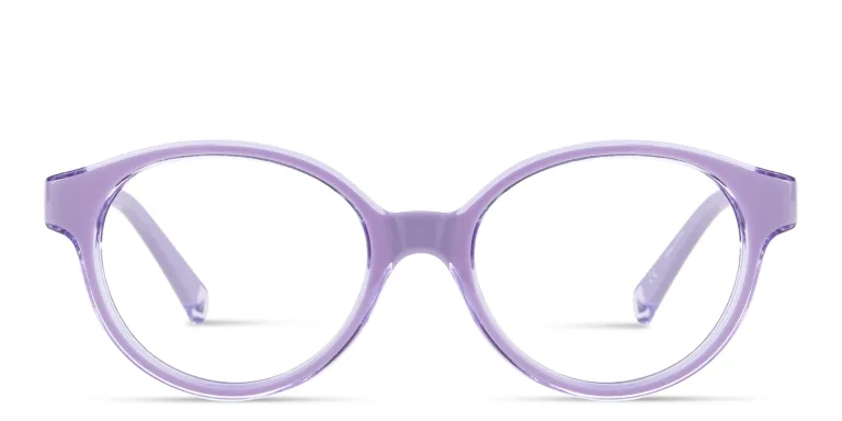 Shop SPIN ON8 Kids Panthos Eyeglasses in Purple online.