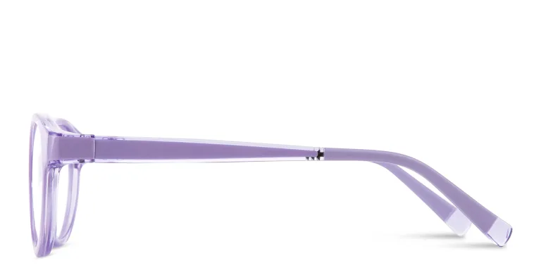 Shop SPIN ON8 Kids Panthos Eyeglasses in Purple online.