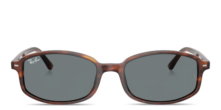 Shop Ray-Ban Sam Unisex Irregular Sunglasses in Havana online.