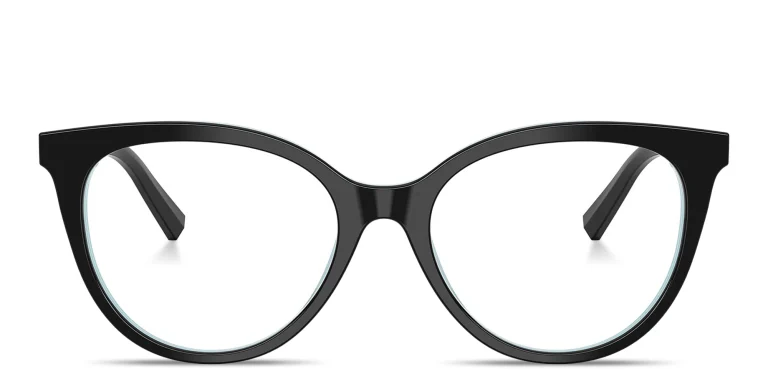 Shop TIFFANY Tiffany T Cat-Eye Eyeglasses in Black online.