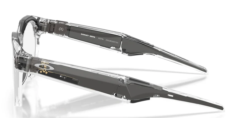 Shop Oakley Meta HSTN Limited Edition Transitions® Unisex Round Sunglasses in Clear online.