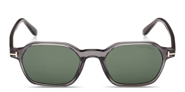 Shop TOM FORD Joey Irregular Sunglasses in Grey online.