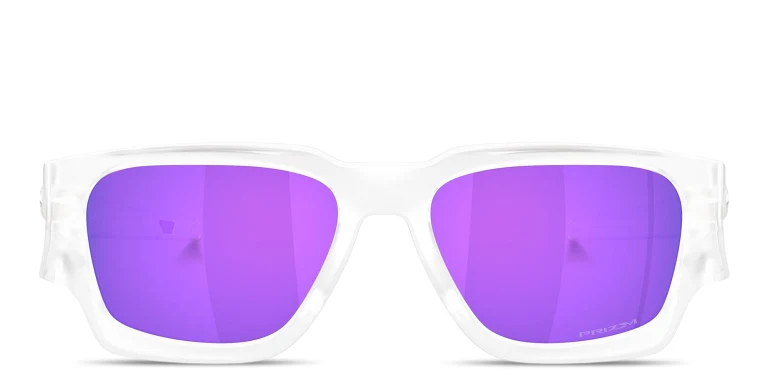 Shop Oakley Instagator Rectangle Sunglasses in Clear online.