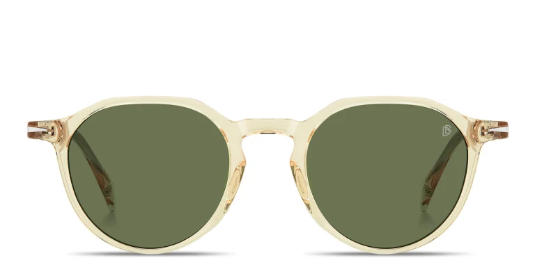 Shop DAVID BECKHAM Talisman Panthos Sunglasses in Yellow online.