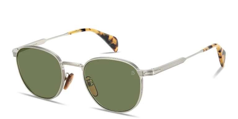 Shop DAVID BECKHAM Talisman Panthos Sunglasses in Silver online.