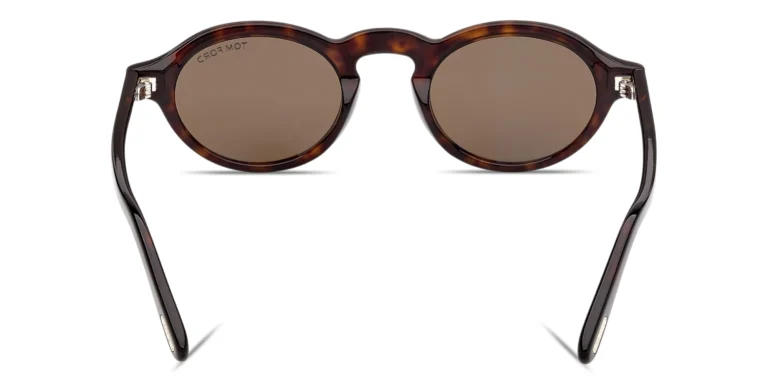 Shop TOM FORD Aristotle Oval Sunglasses in Havana online.