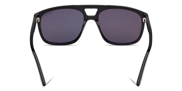 Shop TOM FORD Brianna Unisex Aviator Sunglasses in Black online.