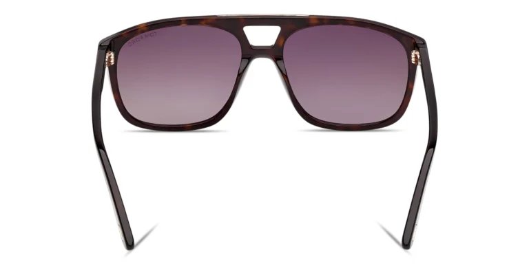 Shop TOM FORD Brianna Unisex Aviator Sunglasses in Havana online.